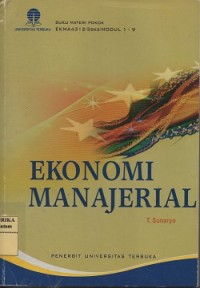 Materi pokok ekonomi manajerial; 1-9