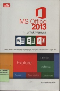 Image of Ms office 2013 untuk pemula