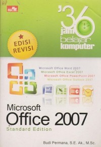 Image of 36 jam belajar kompputer microsoft office 2007