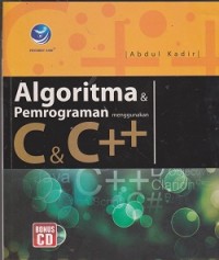 Algoritma & pemrograman menggunakan C & C++